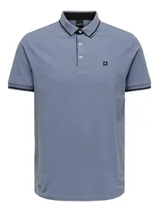 Only & Sons Tričko 'ONSFletcher'  modrosivá / čierna