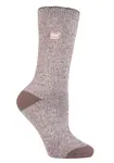 Dámske Heat Holders LITE termo ponožky melírované stredne hrubé -Hnedá