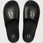 Pantofle Armani Exchange dámské, černá barva, XDP038 XV703 S277