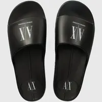 Pantofle Armani Exchange dámské, černá barva, XDP038 XV703 S277