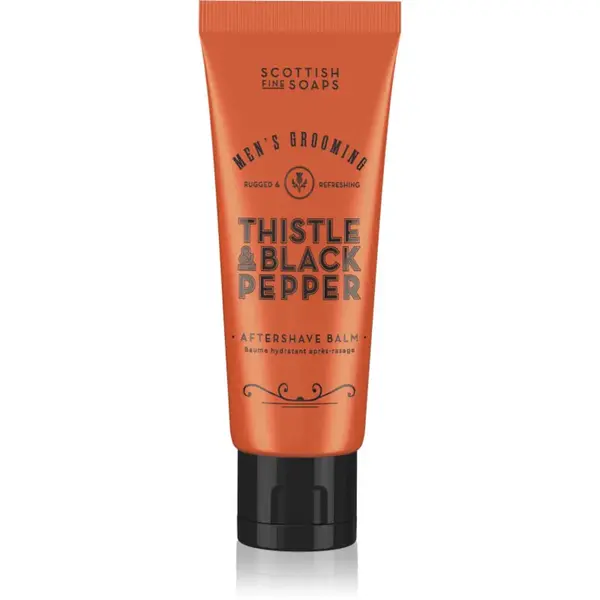 Scottish Fine Soaps Thistle & Black Pepper balzám po holení v tubě 75 ml