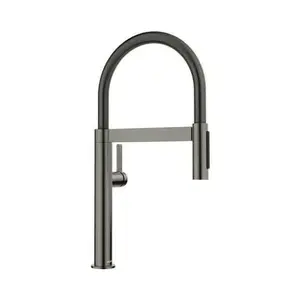 Blanco CULINA-S Mini II PVD satin dark steel, sprcha s prepínaním