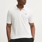 Bavlněné polo tričko HUGO tmavomodrá barva, 50466182