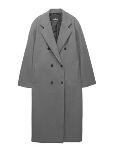 Pull&Bear Prechodný kabát  tmavosivá