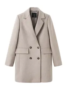 MANGO Prechodný kabát 'DALI'  sépiová