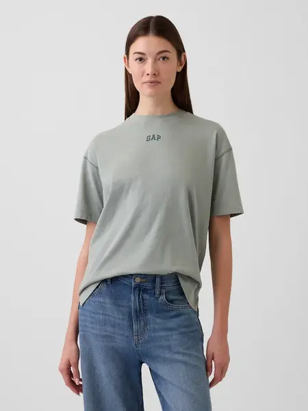 GAP Oversize tričko s logom VintageSoft