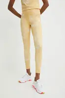 Tréninkové legíny adidas Performance Training Essentials žlutá barva, vzorované, IS4239