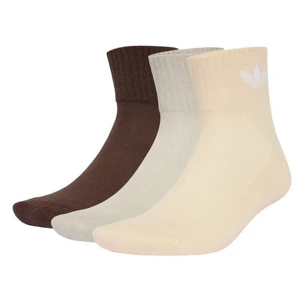 ADIDAS ORIGINALS Ponožky 'Mid Ankle 6 Pairs'  béžová / piesková / tmavohnedá / biela