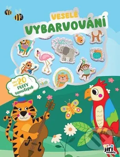 Veselé vybarvování se super samolepkami Zvířátka - kniha z kategorie Omalovánky, vystřihovánky, papír