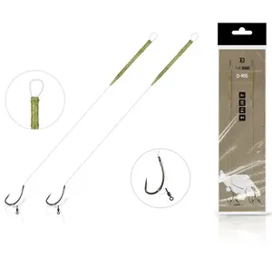 Delphin návazec theend d-rig 20 cm 17 lb 2 ks - 6