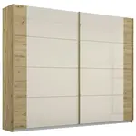 Rauch Möbel SKŘÍŇ S POSUVNÝMI DVEŘMI, šampaňská, dub artisan, 225/210/62 cm