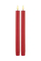 Sada LED svíček Sirius Sille Krone 2-pack červená barva