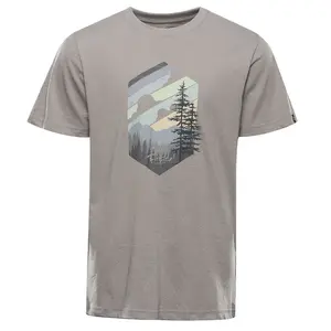 Pánské triko z nemačkavého materiálu alpine pro noger šedá 3xl
