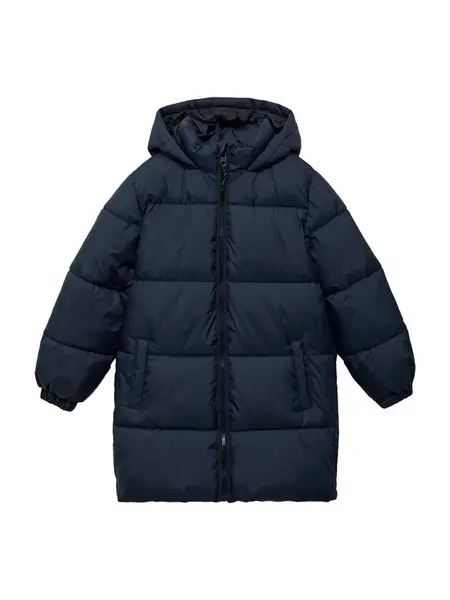 MANGO KIDS Zimná bunda 'Amerlong'  námornícka modrá