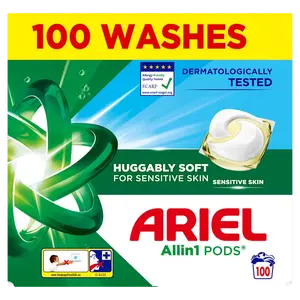 ARIEL Kapsle na praní Sensitive Box 100 praní