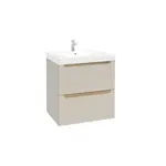 Kúpeľňová skrinka s umývadlom Naturel Stilla 60x60x45 cm kašmír mat STILLADK06056U3