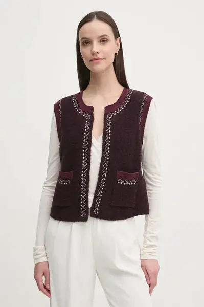 Halenka s příměsí kašmíru United Colors of Benetton béžová barva, 3R0KD401J