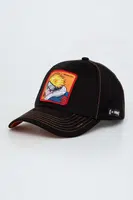 Kšiltovka Capslab Naruto černá barva, s aplikací