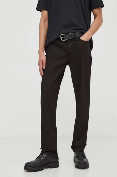 Džíny Won Hundred pánské, černá barva