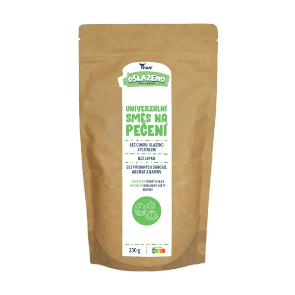 FAN sladidla Oslazeno bez cukru Univerzální směs na pečení 330 g