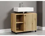 Kúpeľňová skrinka pod umývadlo Pure Bliss 80 cm, dub evoke%