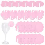 24Pcs 4 Styles Acrylic Wine Glass Charms