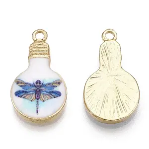 Printed Alloy Enamel Pendants