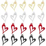 32Pcs 4 Colors Alloy Penants