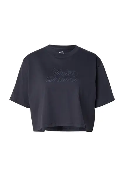 UNDER ARMOUR Funkčné tričko 'SCRIPTHEART'  čierna