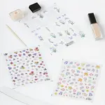 3 Sheets 3 Styles PET Nail Art Stickers