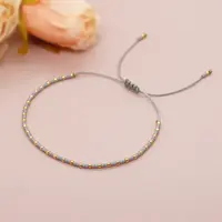 Glass Seed Beads Braided Bead Bracelets