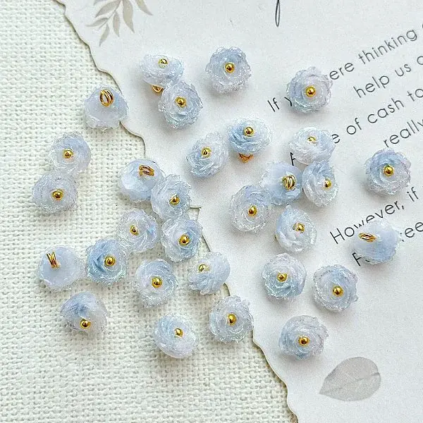 Two Tone Transparent Resin Charms