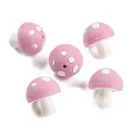 Mushroom Food Grade Silicone Focal Beads