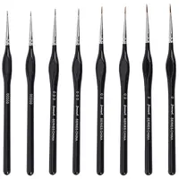 8Pcs 4 Styles Liner Detail Fine Paint Brushes
