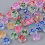 Transparent Clear Acrylic Enamel Beads