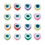 240Pcs 8 Colors Handmade Polymer Clay Beads