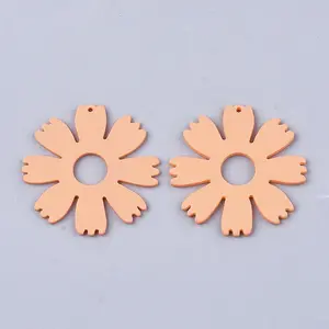 Spray Painted Acrylic Pendants