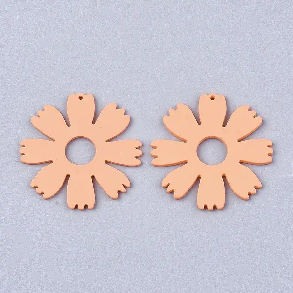 Spray Painted Acrylic Pendants