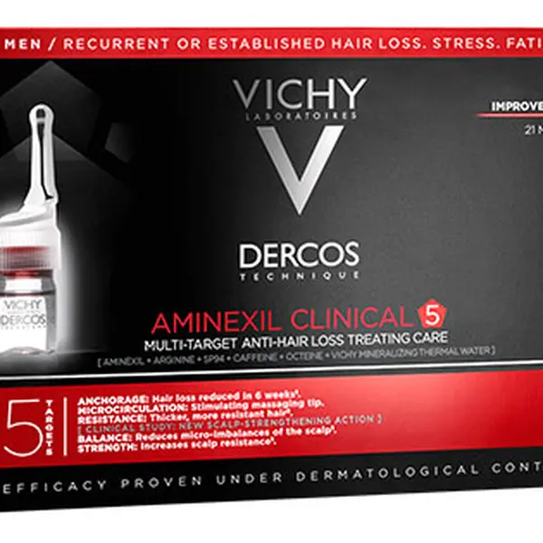 Vichy Multiúčelová kúra proti vypadávání vlasů pro muže Dercos Aminexil Clinical 5 21 x 6 ml