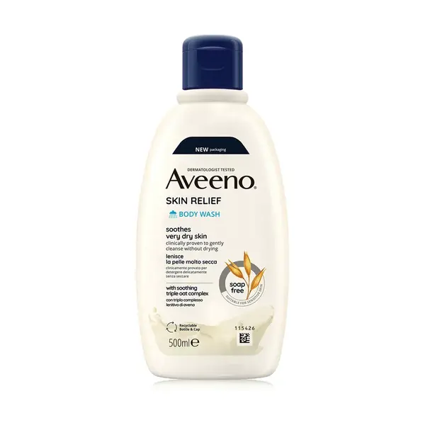 Aveeno Hydratační sprchový gel bez parfemace Skin Relief (Body Wash) 500 ml