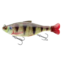 Savage gear 3d hard pulsetail slow sinking perch - 18 cm 90 g