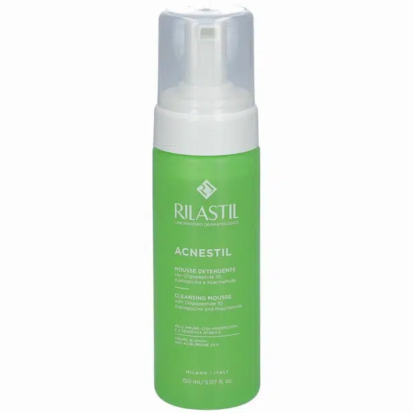 Rilastil Čisticí pěna pro smíšenou a mastnou pleť se sklonem k akné Acnestil (Cleansing Mousse) 165 ml