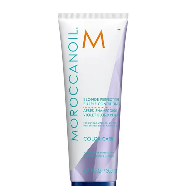 Moroccanoil Kondicionér neutralizující žluté tóny vlasů Color Care (Blonde Perfecting Purple Conditioner) 200 ml