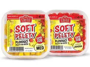 Chytil plovoucí soft pelety 6-8 mm 35 g - jahoda