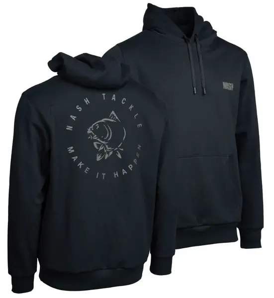 Nash mikina make it happen carp logo hoody black - m