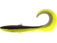 Westin gumová nástraha bullteez curltail black chartreuse - 14 cm 15 g 2 ks