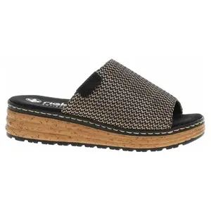 Dámské pantofle Rieker 62768-90 schwarz 37