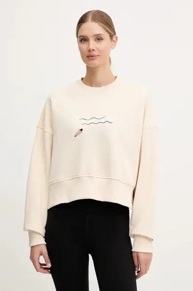 Tepláková mikina JOYINME Wave červená barva, Wave