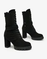 Resti Black women's insulated Sehhra stiletto boots