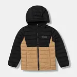 Dětská bunda Columbia Powder Lite hnědá barva, 2090023
